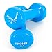 PROMIC 1lb to 20lb Hand Weights Deluxe Solid Vinyl Dumbbells with Non-Slip Grip for Hand Exercise
