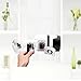 HD 1080P Home Security Camera Intelligent Alarm Motion Detection Support up to 128GB SD Card Wireless Camera WiFi Home Outdoor Mobile Phone Infrared Night Vision Indoor 360° Panorama（White）