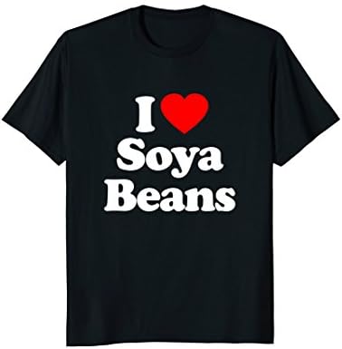 Soya Beans Love Heart Funny T-Shirt
