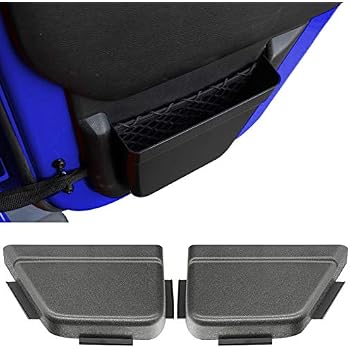 Organisateur De Porte Pour Jeep Wrangler JK 2011-2017 - Lot De 2 Poches De Rangement - Montage Sans Outil