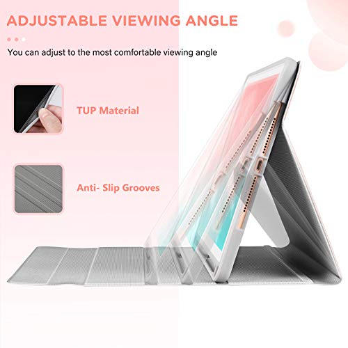 Jelly Comb Backlit Bluetooth Keyboard Case for iPad 9.7 2018 (6th Gen