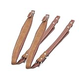 ammoon One Pair Synthetic Leather Accordion Shoulder Straps for 16-120 Bass Accordions