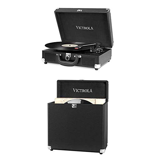 Victrola Suitcase Bluetooth 3Speed Turntable with Vinyl Record LP