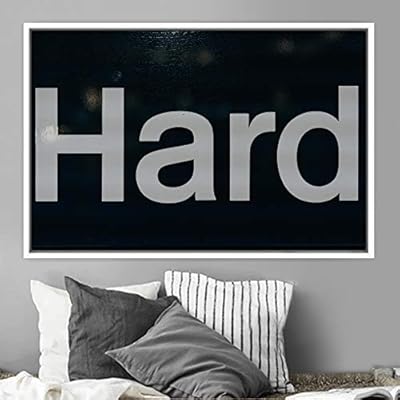 signwin Framed Canvas Wall Art Pressed Quotes 3D...