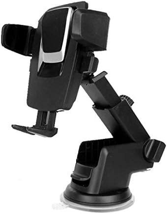 Car Phone Holder Sucker-style Navigation Frame Adjustable Multi-functional Vehicle Bracket Silicone Dashboard Car Mobile Phone iPad Stent(Silver)