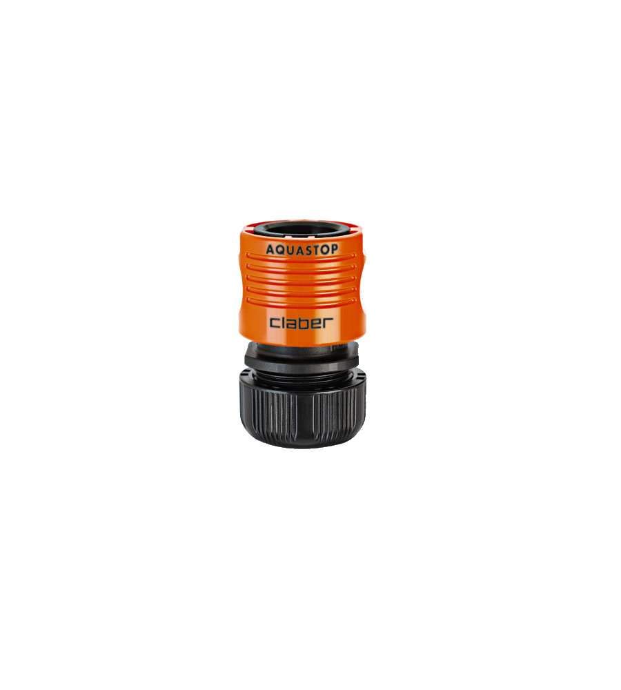 Claber Hose Coupling 1/2 Inch with Aqua Stop