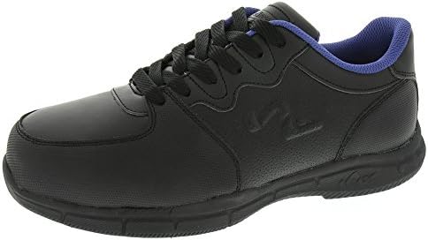 Genuine Grip Men's Ultra Lite Slip Resistant Work Shoes Black 1600 (9.5, Black)