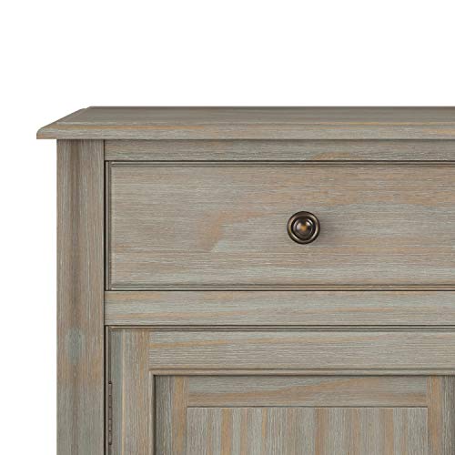 SIMPLIHOME Connaught Traditional Entryway Storage 40 inch Wide