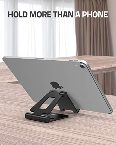 Nulaxy-A4-Cell-Phone-Stand-Fully-Foldable-Adjustable-Desktop-Phone-Holder-Cradle-Dock-Compatible-with-Phone-11-Pro-Xs-Xs-Max-Xr-X-8-iPad-Mini-Nintendo-Switch-Tablets-7-10-All-Phones