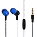 OARIE Earphones Earbuds, Headphones with Mic Stereo HiFi Earphones for iOS Android 3.5mm Jack(Dark Blue)