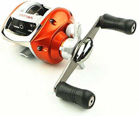 YUMOSHI Left hand Baitcasting Fishing Reel with 12+1 Ball Bearings Baitcast Reel 6.3:1 Gear Ratio Carbon Fiber Drag fishing reel Speed Spool Profile Baitcaster Reel