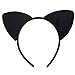 BCP Black Kitty Cat Ears, Tail, and Bow Tie Party Halloween Costume kit