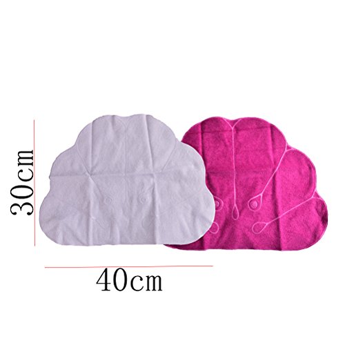 1 Piece Bathroom Inflatable Spa Pillow Soft Back Neck Cushion for Bathtub, Random Color