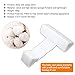 White Newborns Baby Side Sleep Pillow - Maveek Scientific Orthopedic Design Anti-Polarity Head Pillow, Toddlers Safer Sleep Nursing Pillow