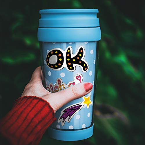 BOENFU Cute Vsco Stickers for Water Bottles, 47 Pack Laptop Stickers Trendy Aesthetic Stickers for Guitar Computer Phone, Water Bottles Stickers for Teens Girls