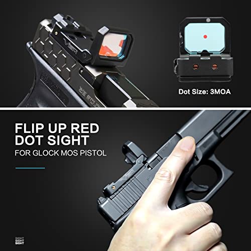 Vism Flip Up Foldable Tactical Mini RM Flip Up Sight Scope
