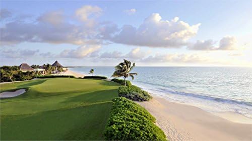 Jane Pop Mexico Golf Course Trees Poster Canvas Print 24x36 Inch Home Wall Decor landscape posters