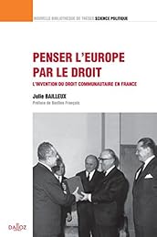 Penser l'Europe par le droit