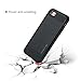 iPhone 7 Shockproof Case, Moonmini 2 in 1 Hybrid Combo Armor Shock Absorbing Back Cover Protector for iPhone 7 (2016) - Black