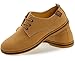 DADAWEN Men's Casual Canvas Lace Up Oxfords Shoes Camel US Size 11
