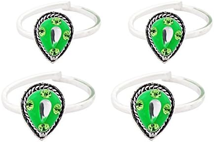 Ghoomar Ethnic Traditional Silver Plated Toe Ring Women Bridal Foot Bichiya