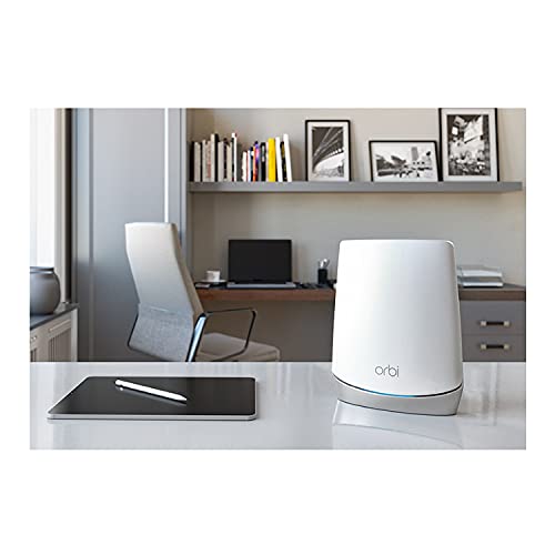 NETGEAR Orbi Whole Home Tri-Band Mesh Add-on Satellite (RBS750) – Works with Your Orbi WiFi 6 System| Adds up to 2,500 sq. ft. Coverage | AX4200 (Up to 4.2Gbps)