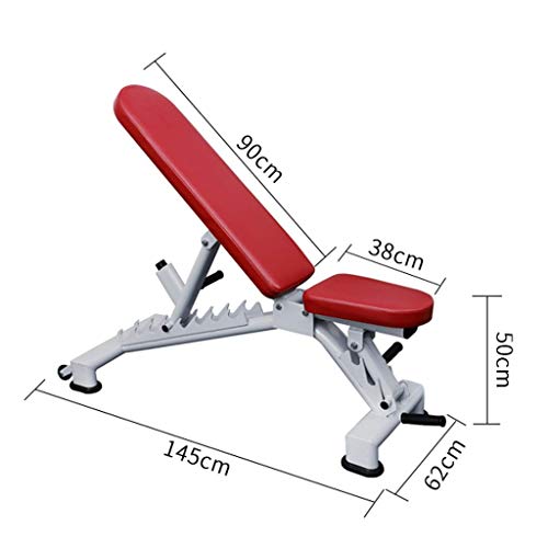 GONGFF-Dumbbell-Stools-Home-Weightlifting-Bed-Abdominal-Crunches-for-Sit-ups-Multi-Functional-Abdominal-Board-Dumb-Fitness-Equipment-Fitness-Chair-8-Levels-of-Adjustment