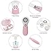 Waterproof Electric Face & Body Exfoliating Spin Brush Set-Upgraded 2 Speed Motor, 6 Detachable Brush Heads & Travel Case- Advanced Microdermabrasion for Gentle Exfoliation and Deep Scrubbing