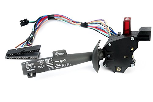 Radracing 26100985 Multi-Function Combination Switch Turn Signal Wiper Washers Hazard Cruise Control for Chevy Blazer Tahoe Suburban GMC Yukon Replaces 26047330 26054725 26054727