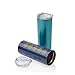 Built NY 20-Ounce Stainless Steel Tumblers, Dual Pack, Plum Dots and Aqua