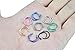 Nose Hoop Rings,18G 16pcs Stainless Steel Body Jewelry Piercing Nose Ring Hoop,Nose Studs Rings. (B: 16Pcs (18G 10mm Outer Diameter))