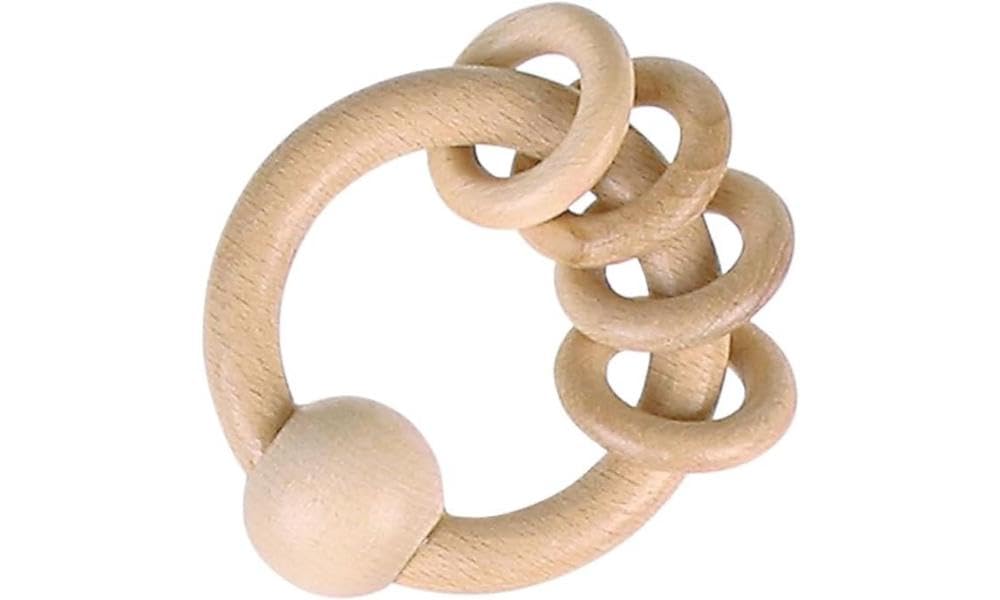 Goki Brand rattles. Model Ankleman with 4 Anillos