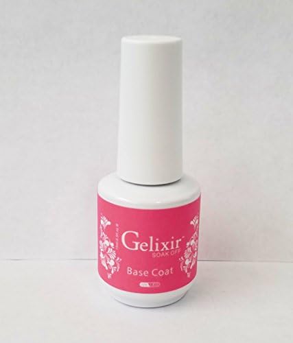 Gelixir - Soak Off Gel Base Coat - 0.5 Oz / 15 Ml