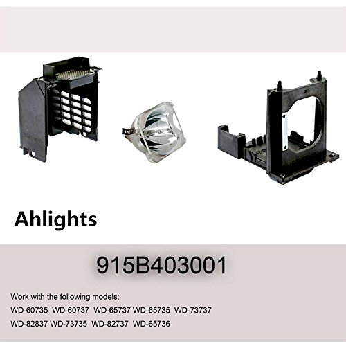 Ahlights 915B403001 Replacement Lamp with Housing For Mitsubishi TV