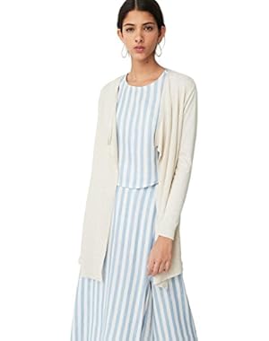 Mango Women's Ribbed Lapel Cardigan