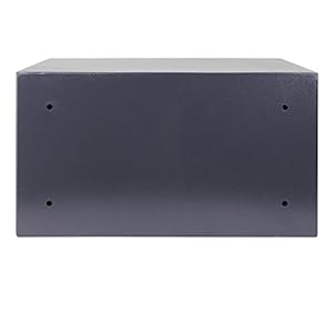 HMF 49204-11 Tresor passend für Laptop und Ordner, Möbeltresor Doppelbartschloss, 45,0 x 25,0 x 36,5 cm , anthrazit – Bild 6