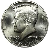 1976-S Silver Bicentennial Kennedy Half Dollar Mint State Half Dollar Brilliant Uncirculated