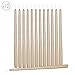 Hyoola 12 Pack Tall Taper Candles - 14 Inch Sahara Beige Dripless, Unscented Dinner Candle - Paraffin Wax with Cotton Wicks - 12 Hour Burn Time.