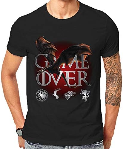 Made in USA GOT Game of Thrones Season 8 Dragon Game Over Final Khaleesi Targaryen Gift T-Shirts