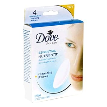 Amazon Com Dove Essential Nutrients Cleansing Pillows Face Care