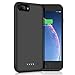 Battery Case for iPhone 8 Plus/7 Plus, [8500mAh] Xooparc Protective Portable Charging Case Rechargeable Extended Battery Pack for Apple iPhone 8 Plus&7 Plus (5.5') Backup Power Bank Cover - Black