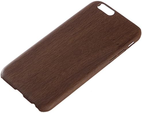 iPhone 6 Plus iPhone 6S Plus 5.5" Case Axixi Unique Real Handmade Natural Solid Wood Back Cover Backplate and Hard PC Hybrid On Cover Case for iPhone 6/6S Plus 5.5 inch (Color 5)