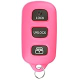 KeylessOption Keyless Entry Remote Control Car Key Fob Replacement for HYQ12BAN, HYQ12BBX, HYQ1512Y-Pink