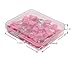 Waykino 50PCS Kids Pins Plastic Head Baby Safety Pins Safety Hold Clip Locking Infant Cloth Diaper(Pink)