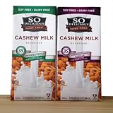 So Delicious Unsweetened Cashew Milk, 32 Fluid Ounce - 6 per case.