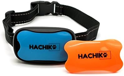 Hachiko Dog Barking Control [2017 Model], Training Collar for Small &amp; Medium Sized Dogs, Humane, Safe, No-Shock Anti-Bark Collar - Stop Barking With Sound &amp; Vibration - 7 Level Sensitivity Adjustment