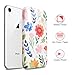 EUNSOUL Crossover Underbrag iPhone XR Case, Matte Colorful Flower Design Slim Thin Soft Flexible Silicone Phone Case Cover with TPU Protective Bumper for iPhone XR 6.1¡±