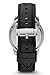 Fossil Grant Black Dial Black Stainless Steel Black Leather Mens ME1113