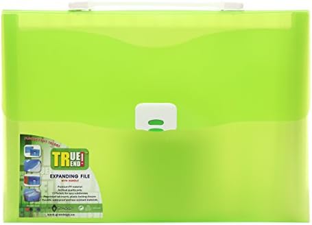  TRUETREND Expanding File Folder Organizer | 13 Pockets, Durable Accordion Style, Letter Sized – Durable Waterproof Filing with Handle and Locking Closure + Legal Size