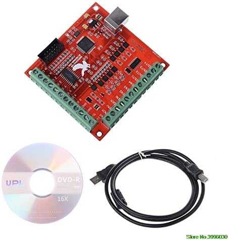 HUDITOOLS Quality | Motor Controller | USB MACH3 100Khz Breakout Board 4 Axis Interface Driver Motion Controller Great Value 1 PCs